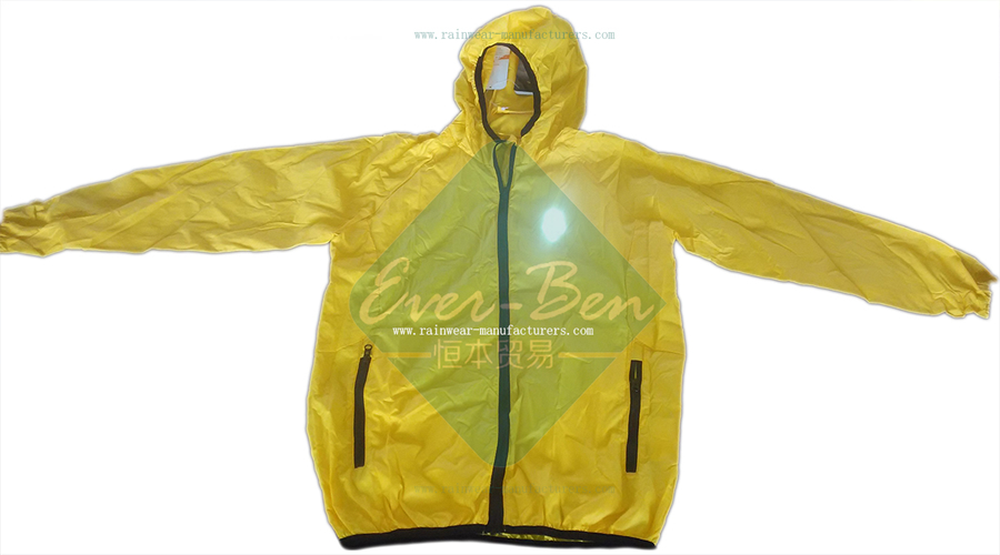 Yellow Rain Jacket|Boys Nylon Coat